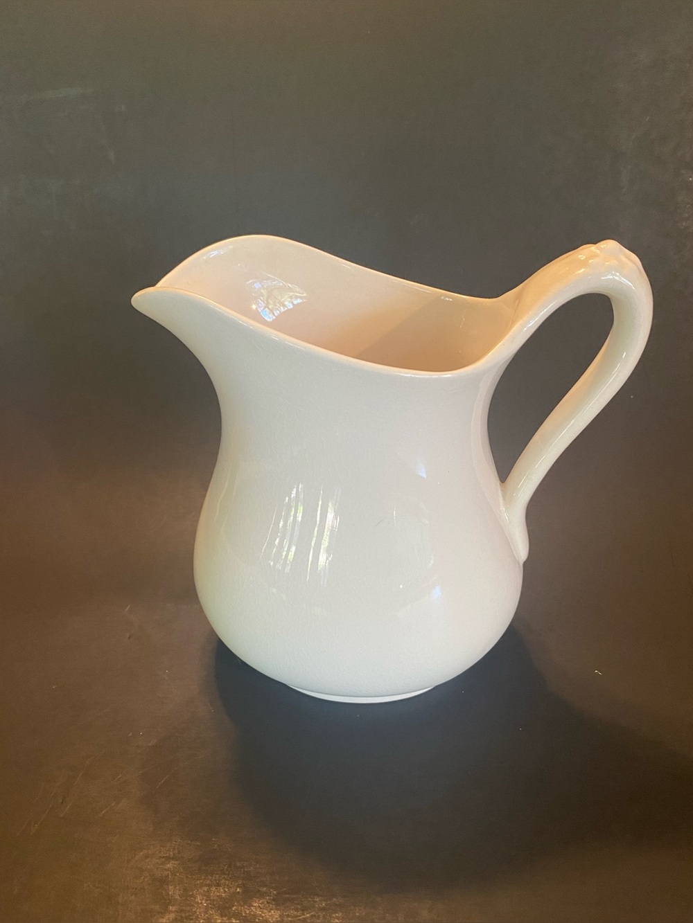 Royal Crownford Ironstone Pitcher Farmhouse VTG